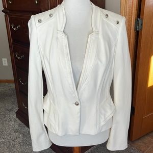 **Like NEW** WHBM ivory blazer